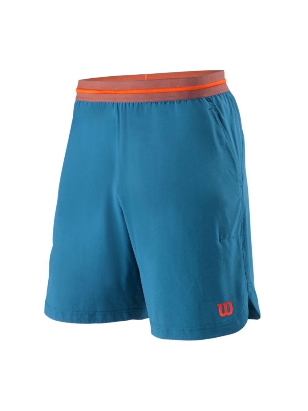 Wilson Mens Bela Power 8" Shorts II Size Medium Blue Coral Tennis Sports
